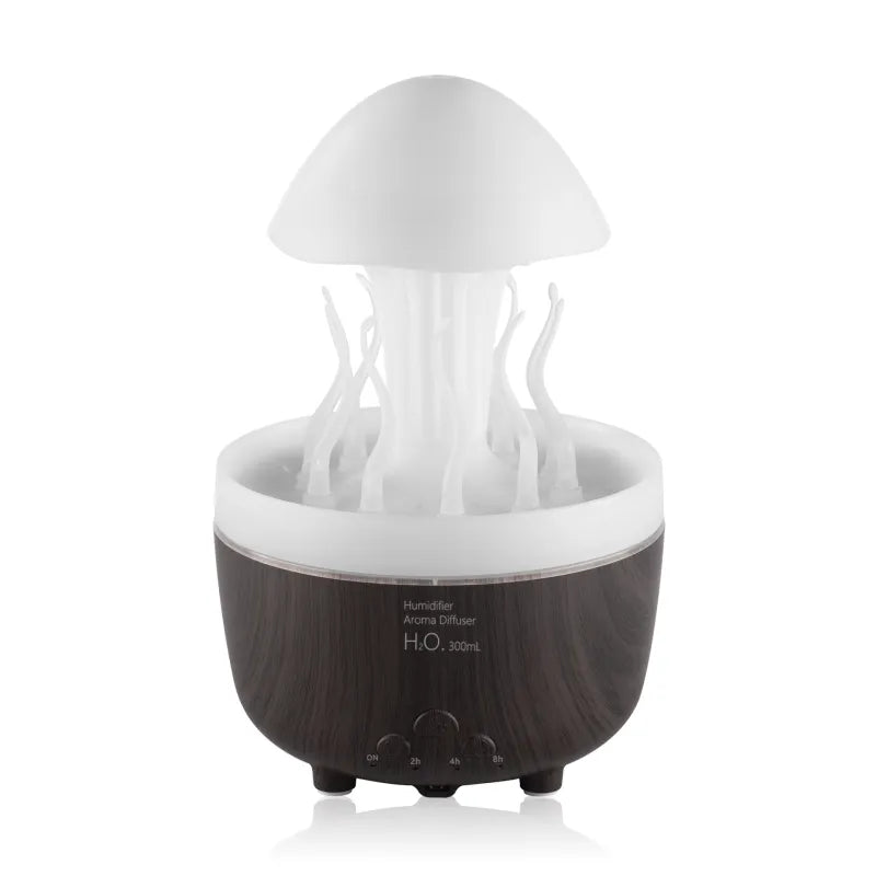 Rotating Water Drop Aroma Diffuser Household Colorful Night Lamp