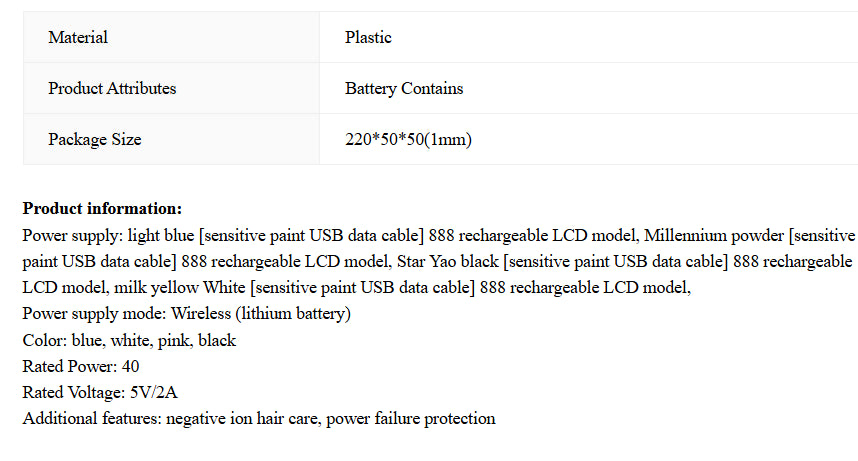 Portable Mini Non-hurt Power Generation Comb