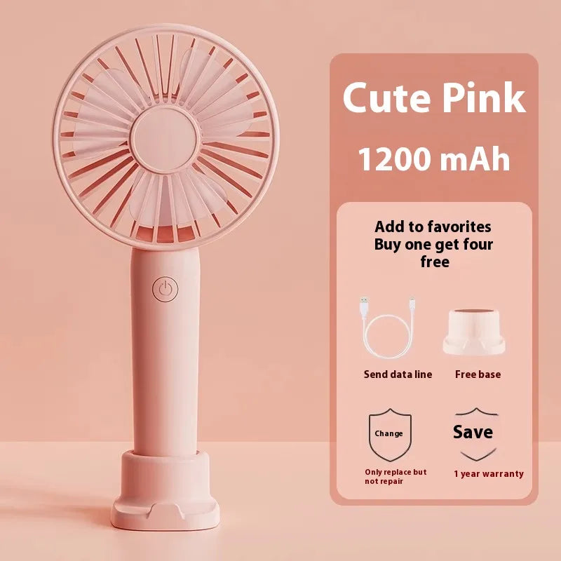 Portable Portable Mute Small Handheld Fan