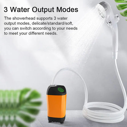 Portable Rechargeable Shower Set